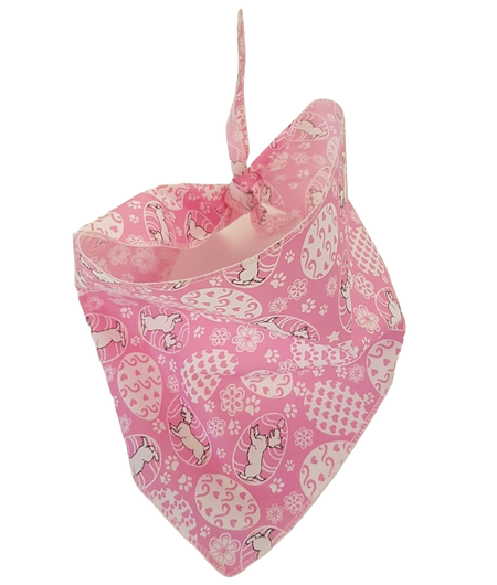 S3147 Easter Eggs Doggie Bandana, Pink
