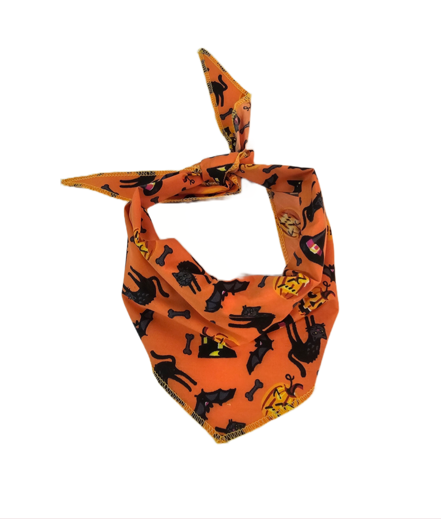 S3188 Halloween Bandana, Orange