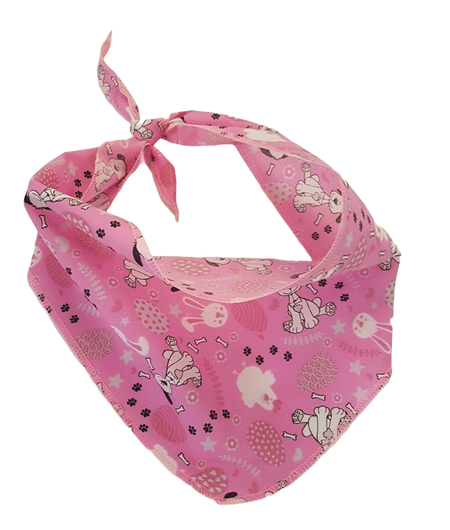 S3226 Easter Bunny & Chick Doggie Bandana, Pink