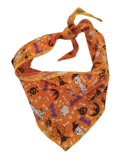 S3244 Halloween Doggie Bandana, Orange