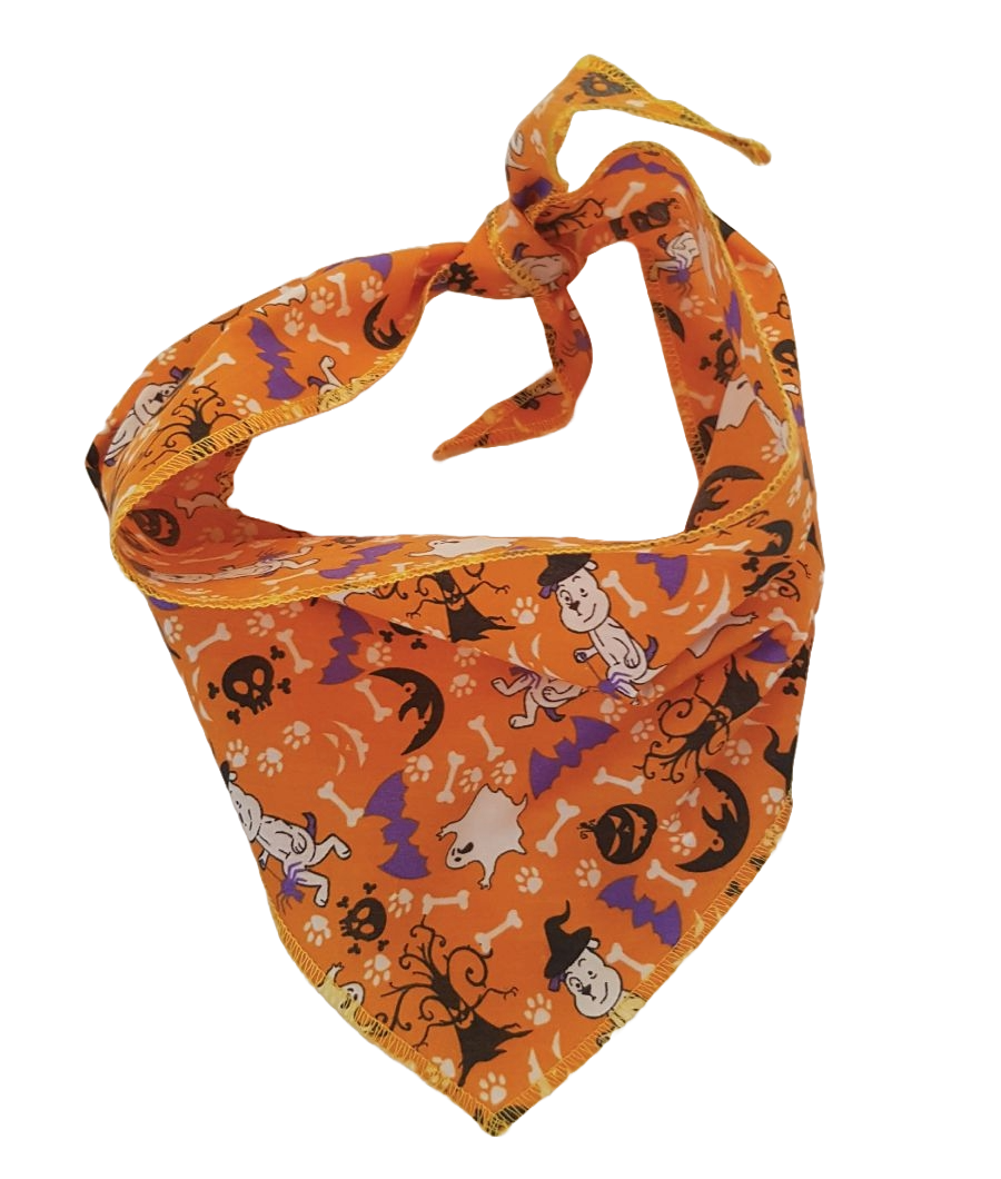 S3244 Halloween Doggie Bandana, Orange