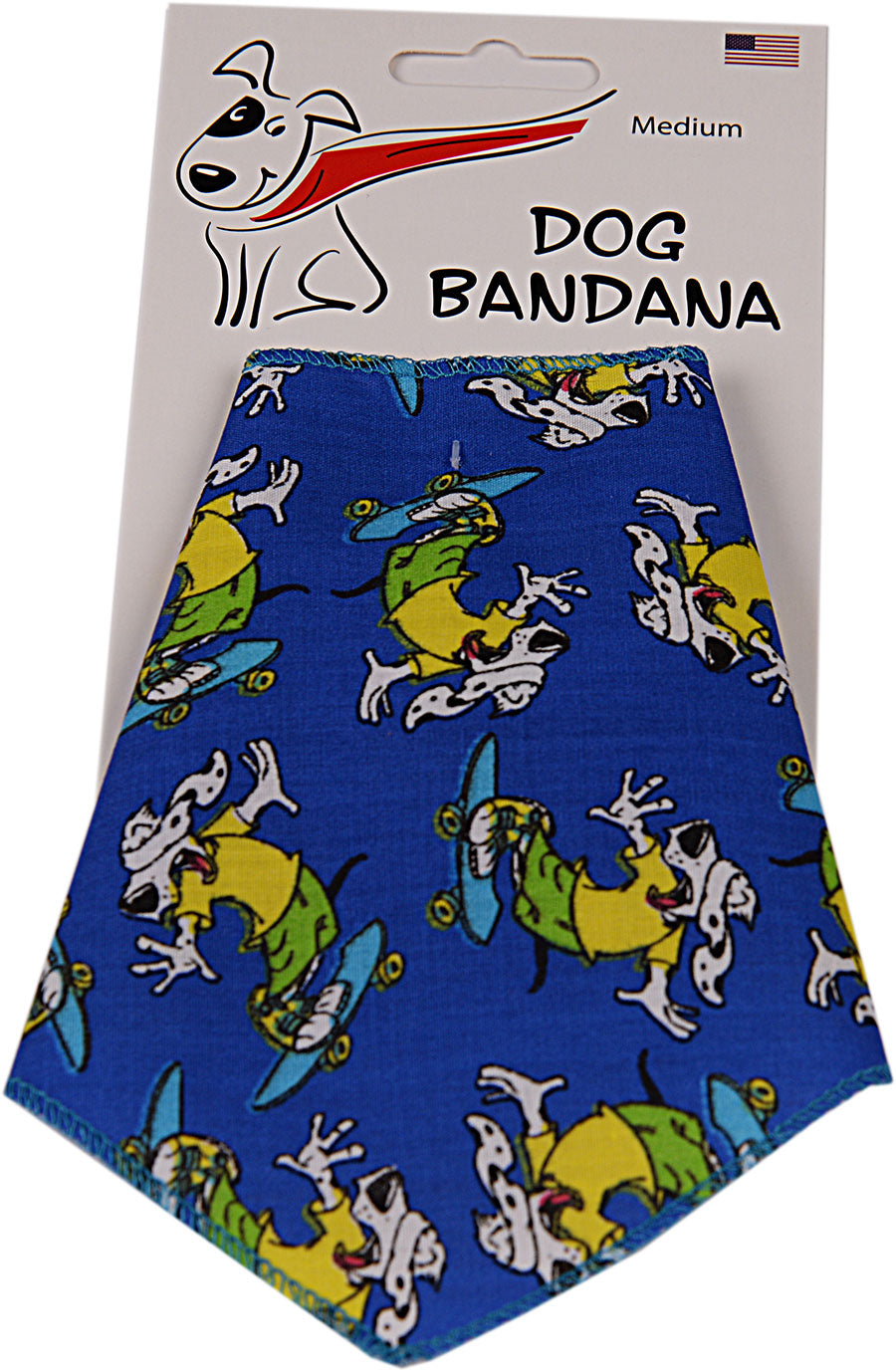 S3056 Skateboard Doggie Bandana, Blue
