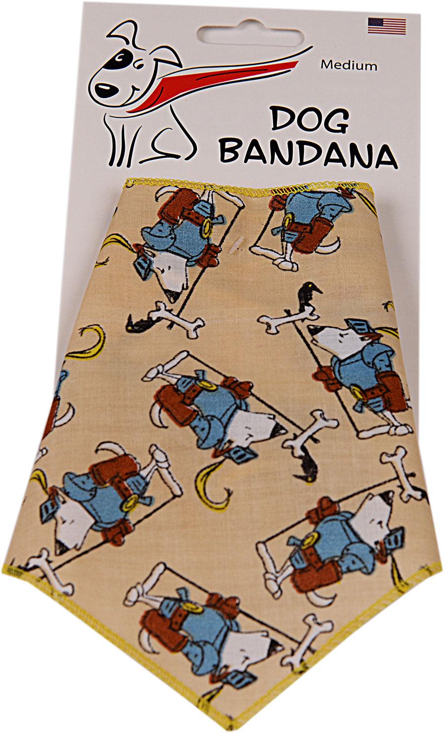 S3098 Night In Shining Armor Doggie Bandana, Brown