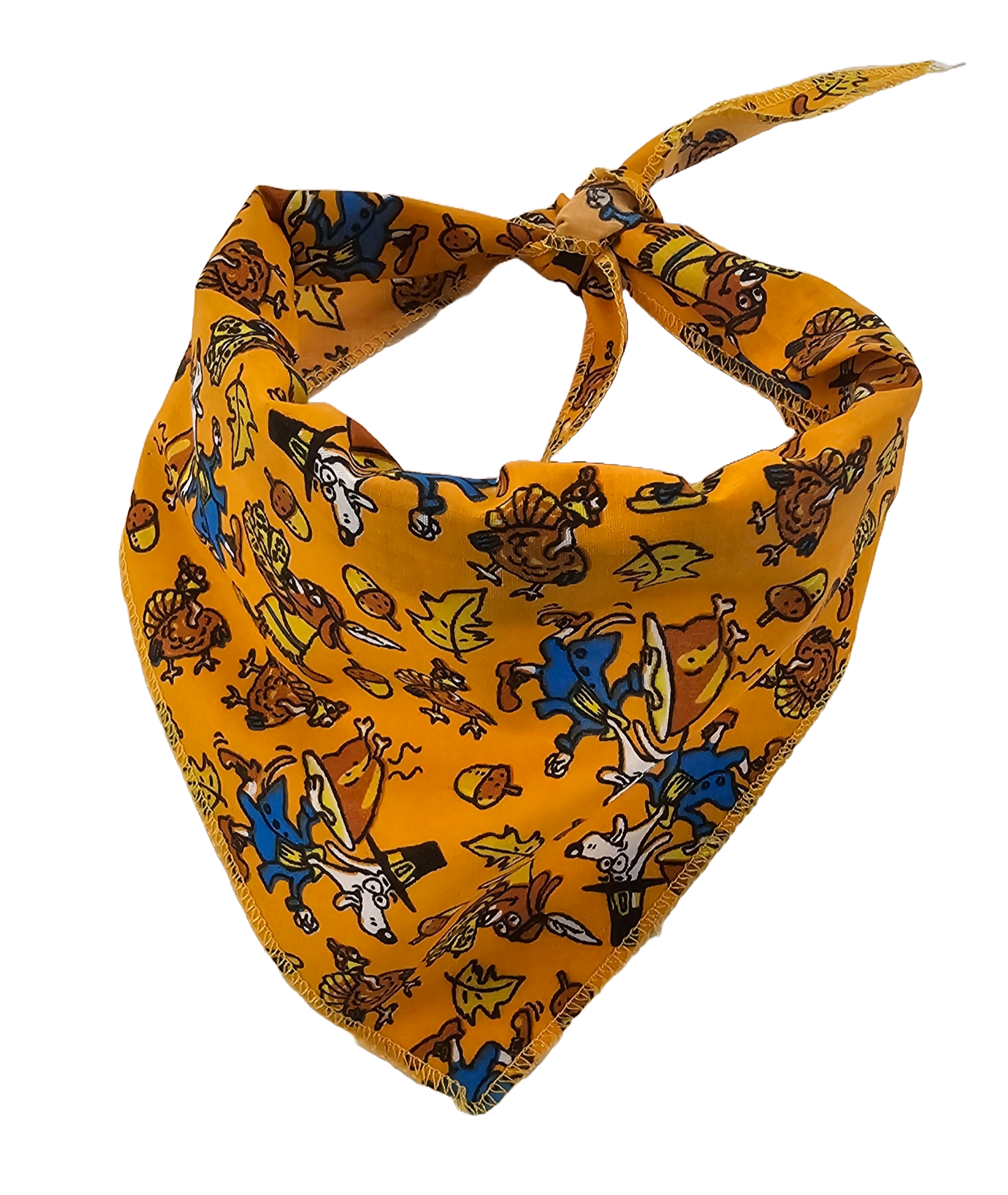 SA3135 Pilgrim Doggie Turkey Day Bandana, Orange