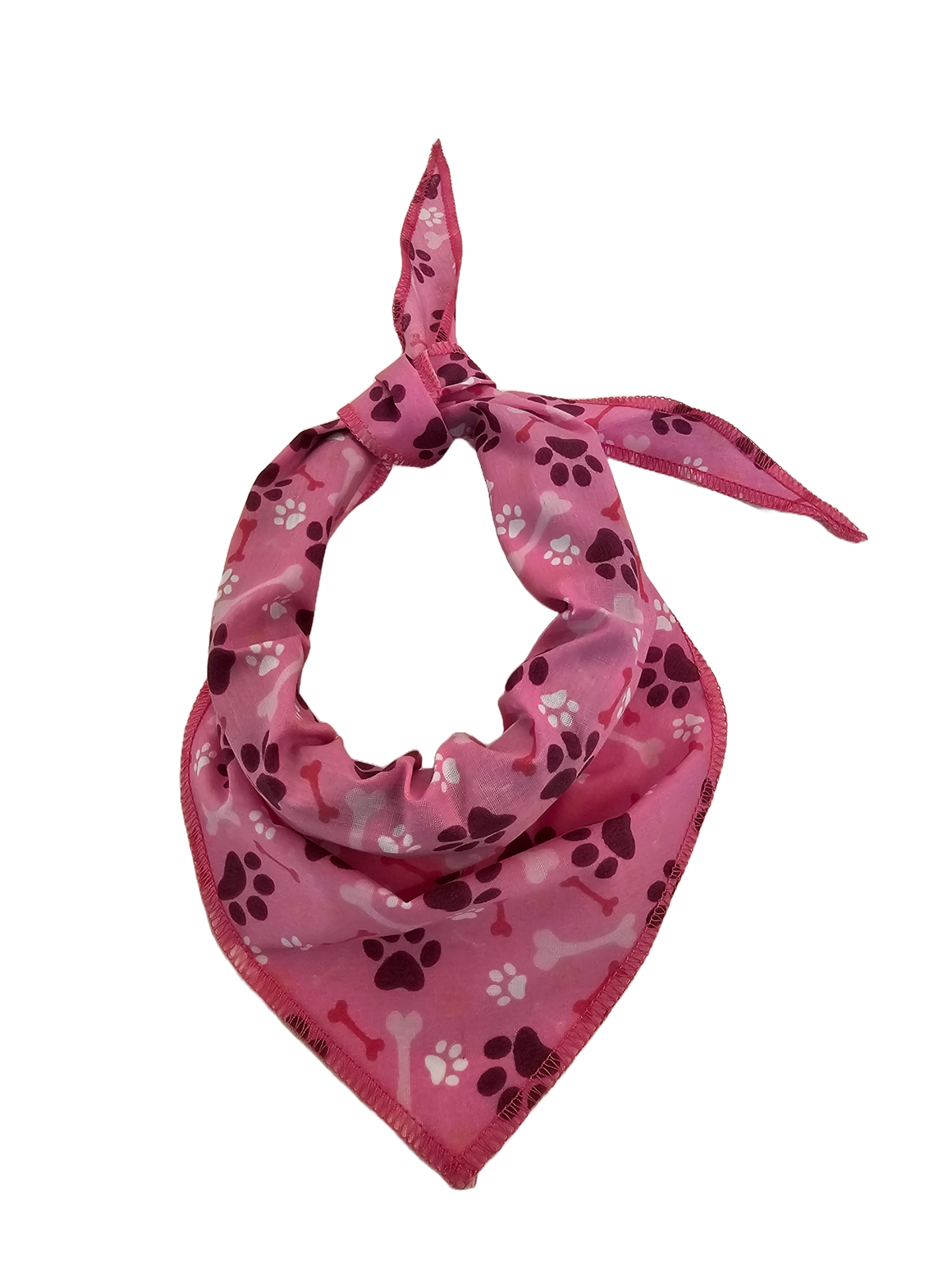 S3216 Paws & Bones Bandana, Pink