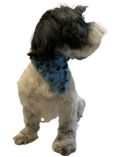S3103 Dog Rider Bandana, Blue