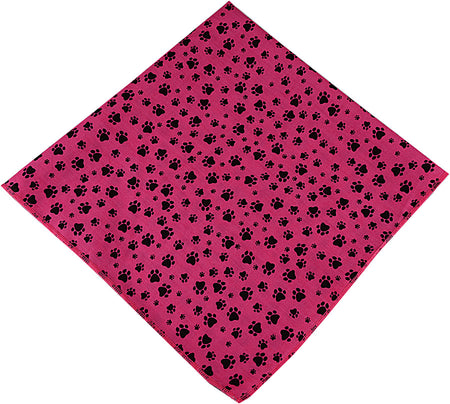 SQ3159 Tiny Pawprints Square, Pink