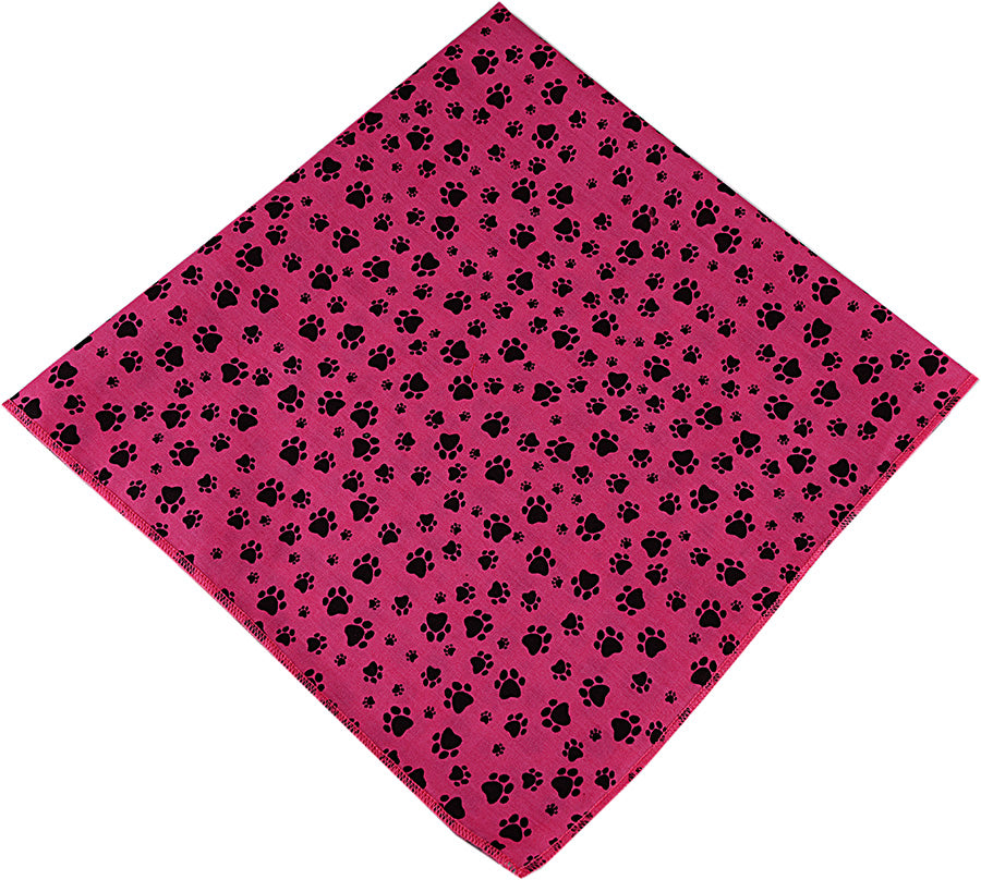 SQ3159 Tiny Pawprints Square, Pink