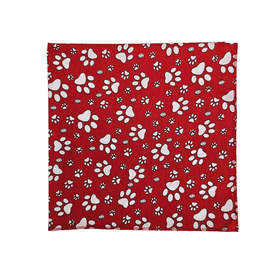 Paws & Bones Square Bandana | Tie on Dog & People Bandana | Dog grooming, Crafts & Sewing SQ3211