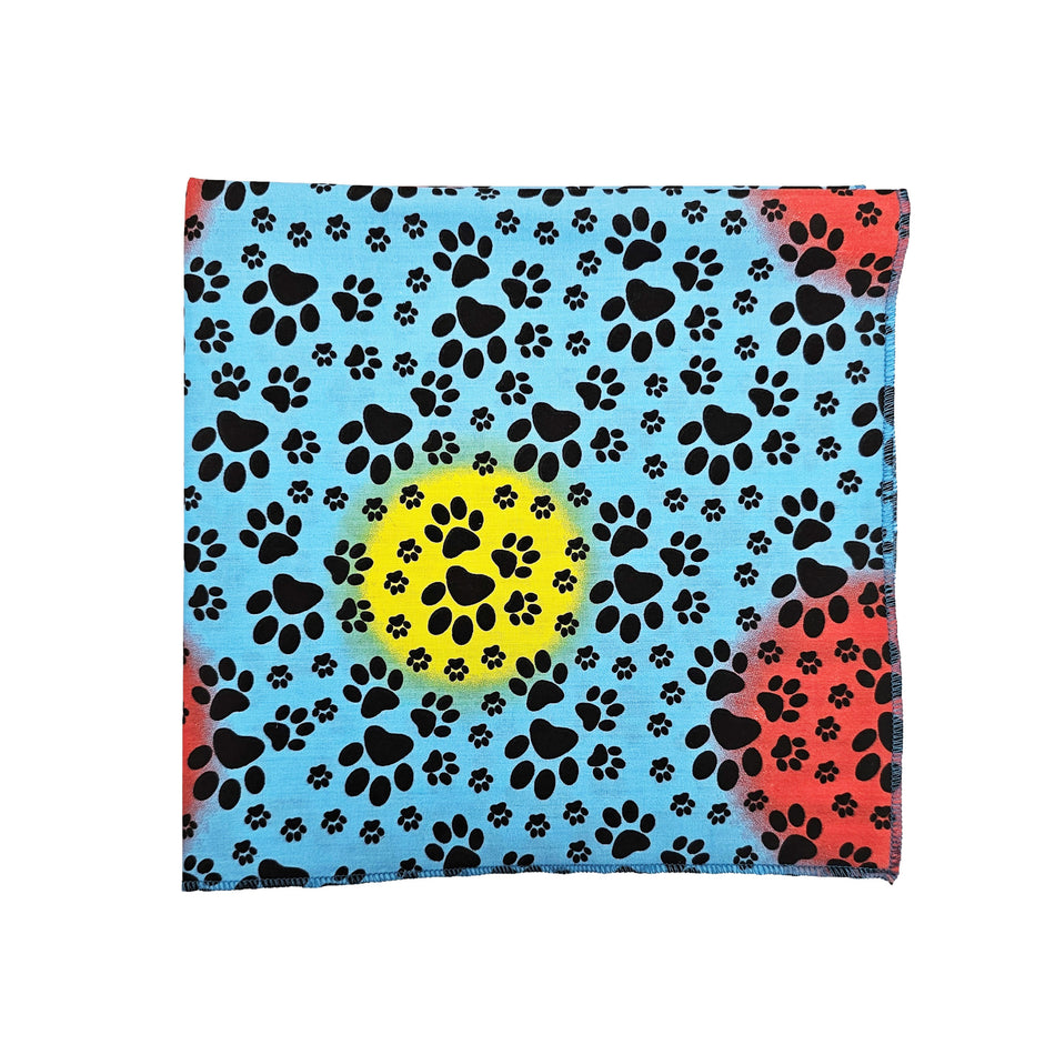 SQ3053 Paws & Bones Gradient, Blue