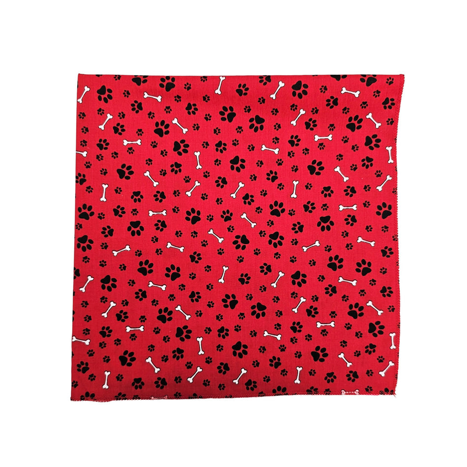 SQ3056 Mini Paws & Bones, Red
