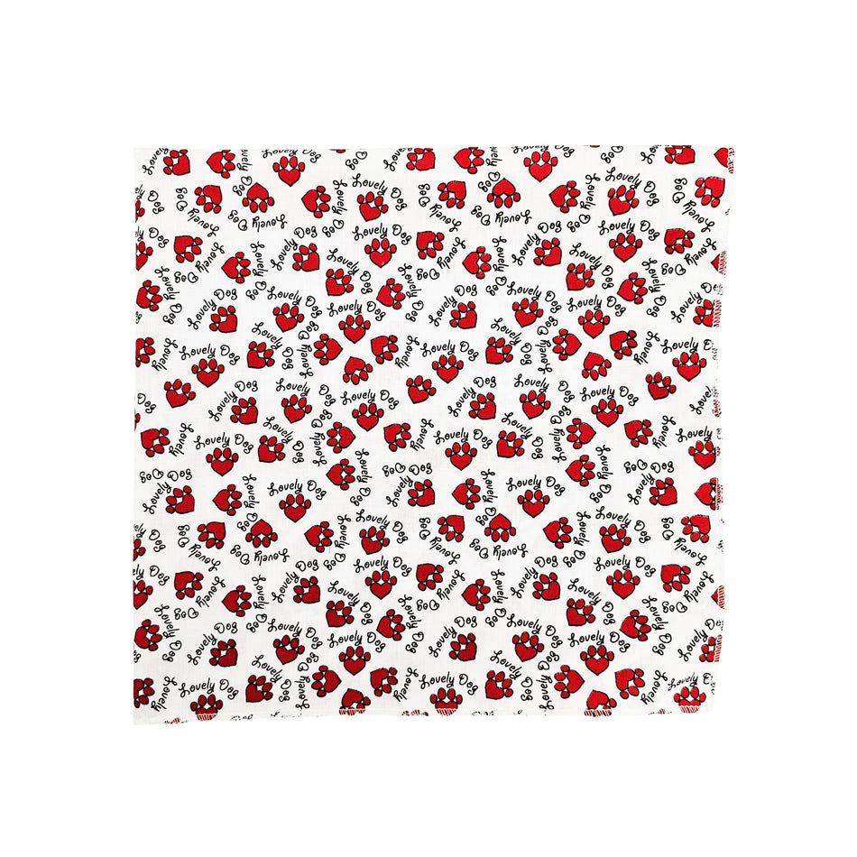SQ3076 Heart Paws, White