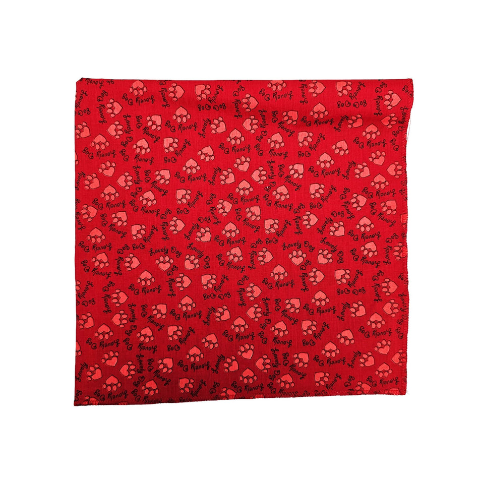SQ3080 Heart Paws, Red