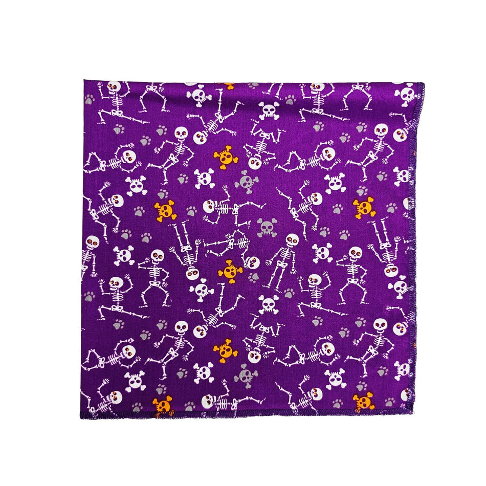 SQ3084 Paws & Skeletons, Purple