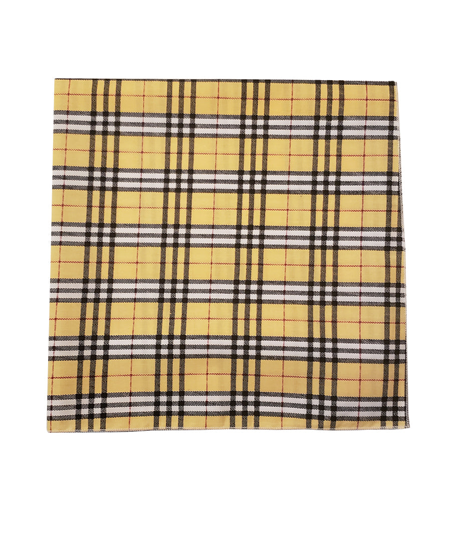 SQ3124 Plaid Bandana