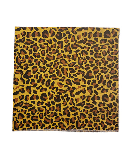 SQ3132 Leopard Print  Square Bandana
