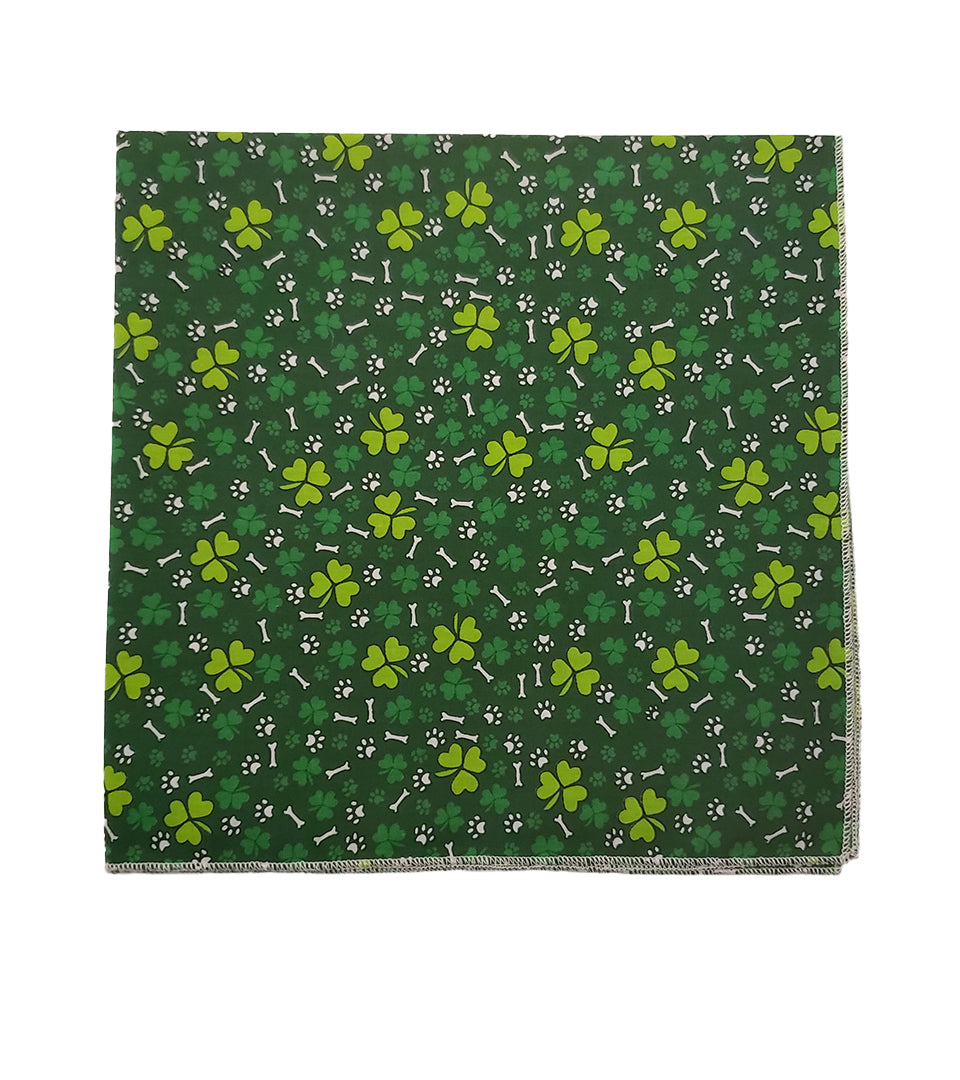SQ3143 St. Patrick's Doggie Bandana, Green