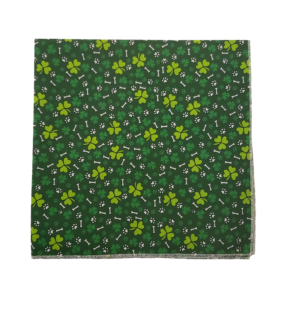 SQ3143 St. Patrick's Doggie Bandana, Green