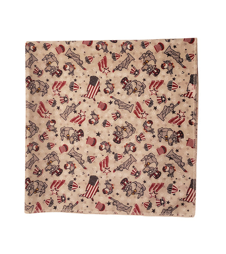 SQ3204 Statue Of Liberty Doggie Bandana, Grey