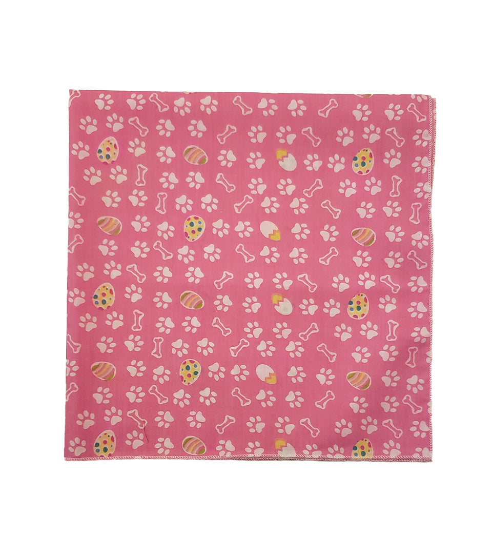 SQ3022 Easter, White Paws & Bones, Pink