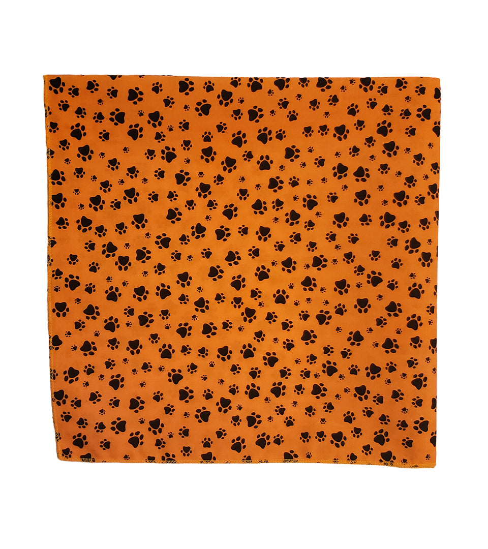 SQ3002 Fun Pawprints Square, Orange