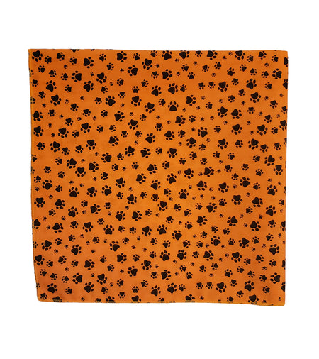 SQ3002 Fun Pawprints Square, Orange
