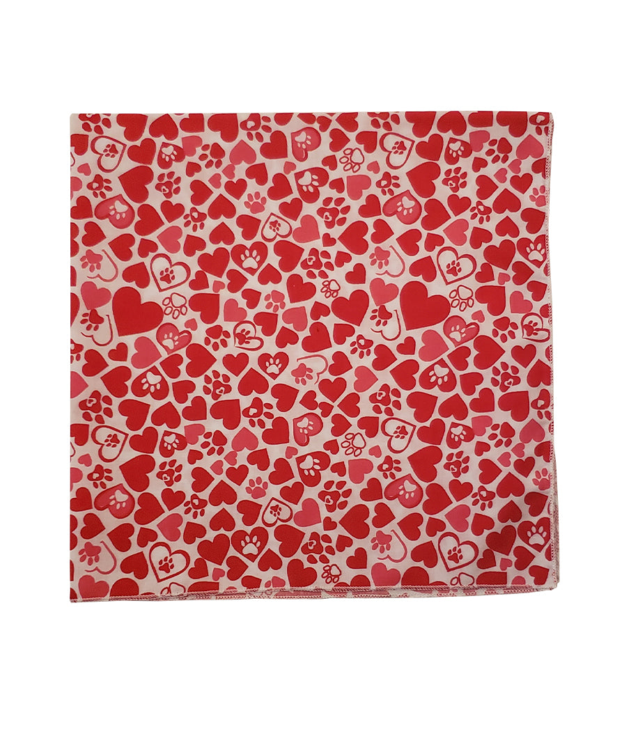 SQ3039 Valentine's Square Bandana