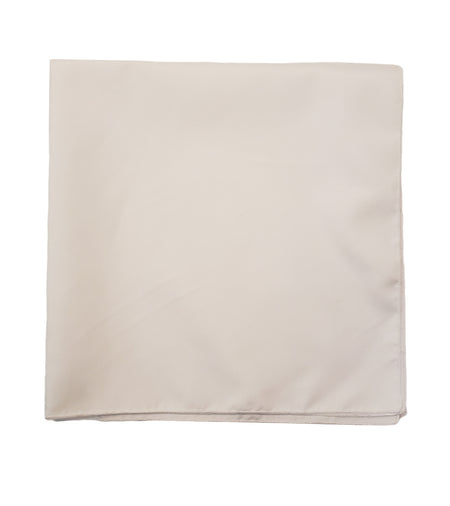 SQ3501 White Soft Spun Polyester Square Bandana