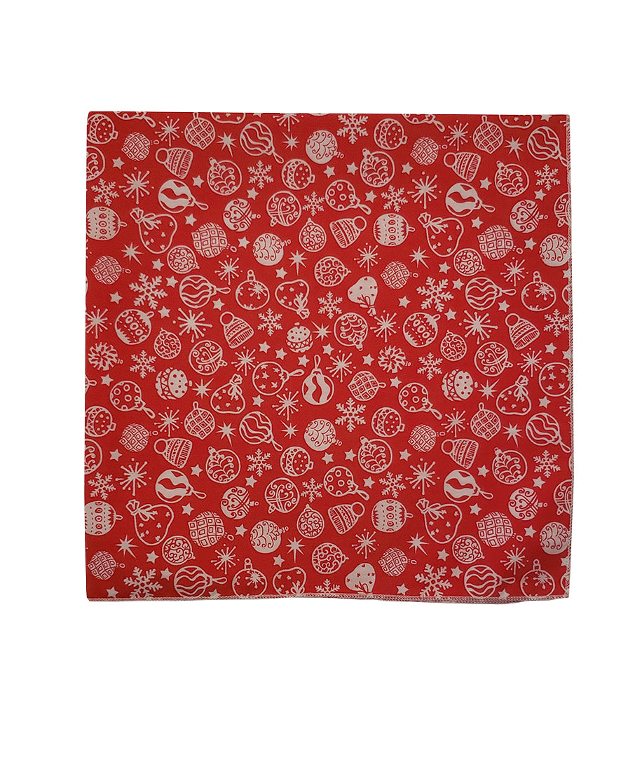 SQ3073 Christmas Square Bandana