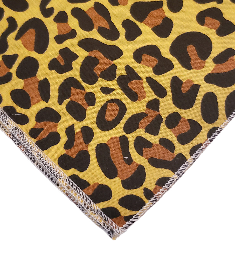 SQ3132 Leopard Print  Square Bandana