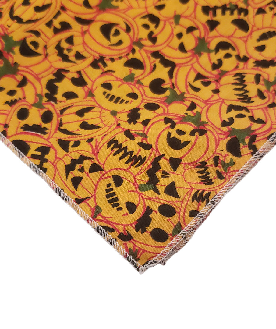 SQ3212 Halloween Pumpkin Bandana