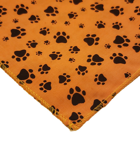 SQ3002 Fun Pawprints Square, Orange