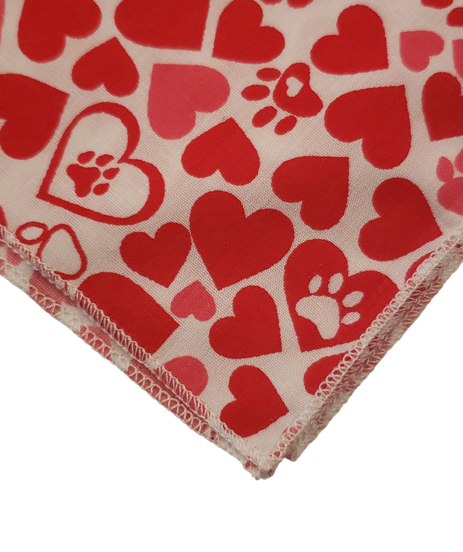 SQ3039 Valentine's Square Bandana
