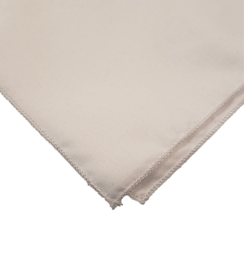 SQ3501 White Soft Spun Polyester Square Bandana