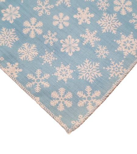 SQ3097 Snowflakes Square Bandana