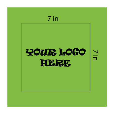 SQ3605 Square Bandana Lime Green