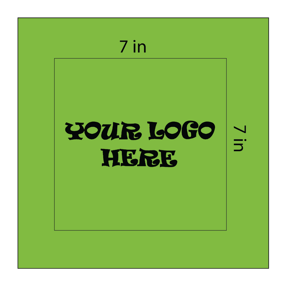 SQ3605 Square Bandana Lime Green