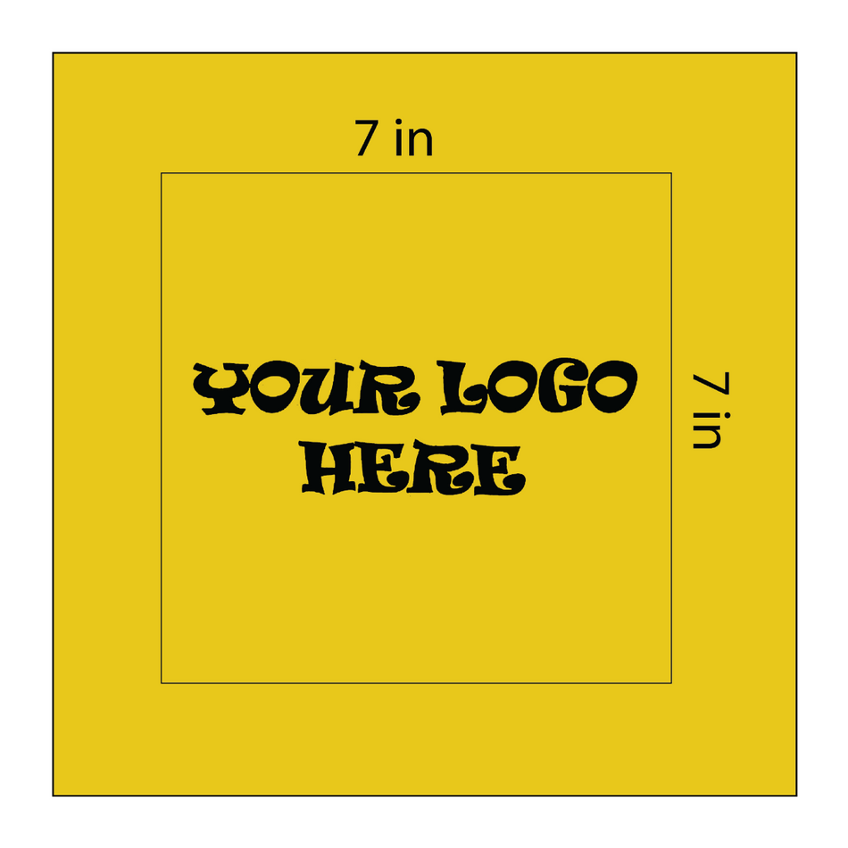 SQ3609 Square Bandana Golden Yellow
