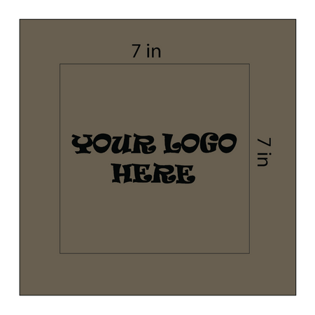 SQ3610 Square Bandana Brown