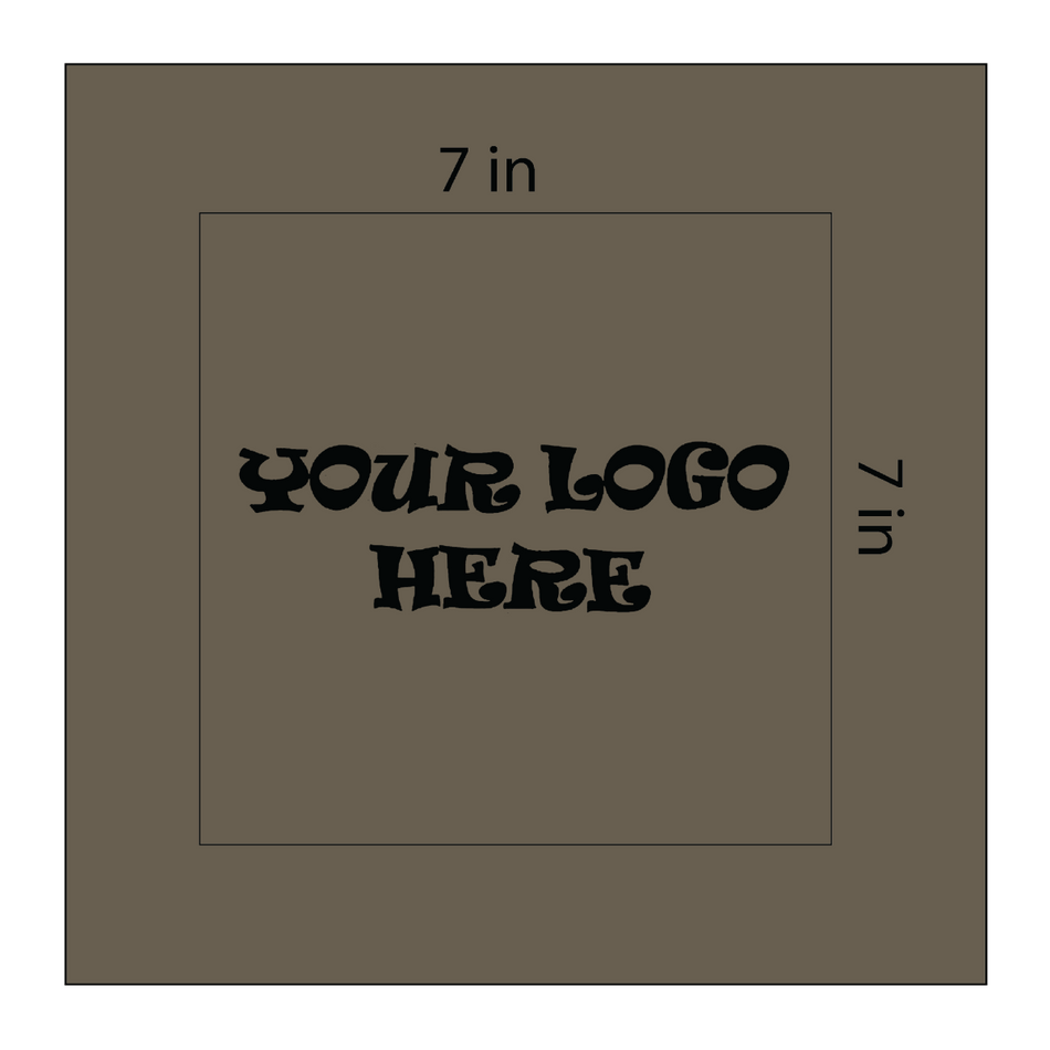 SQ3610 Square Bandana Brown
