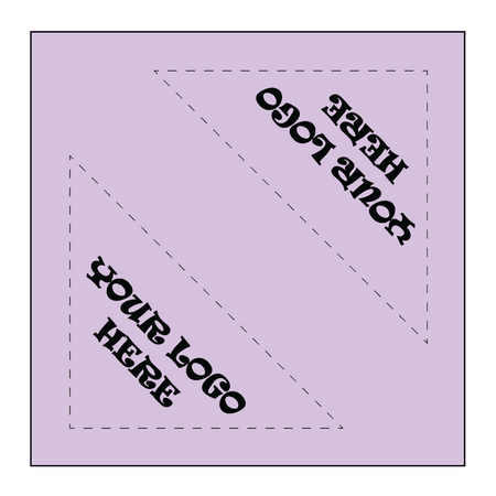 SQ3612 Square Bandana Lavender Purple